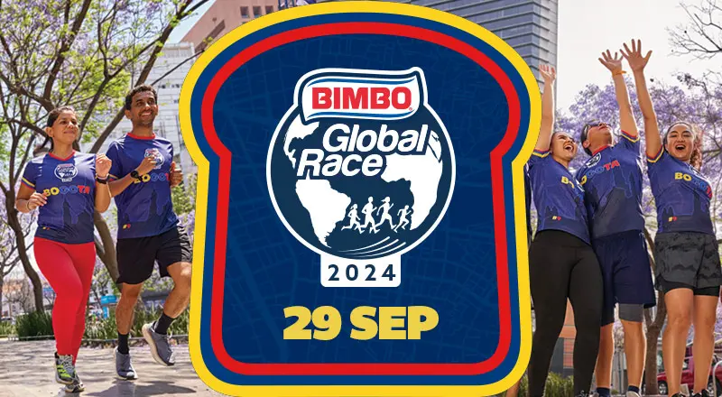 banner de campaña Bimbo Global Race 2024