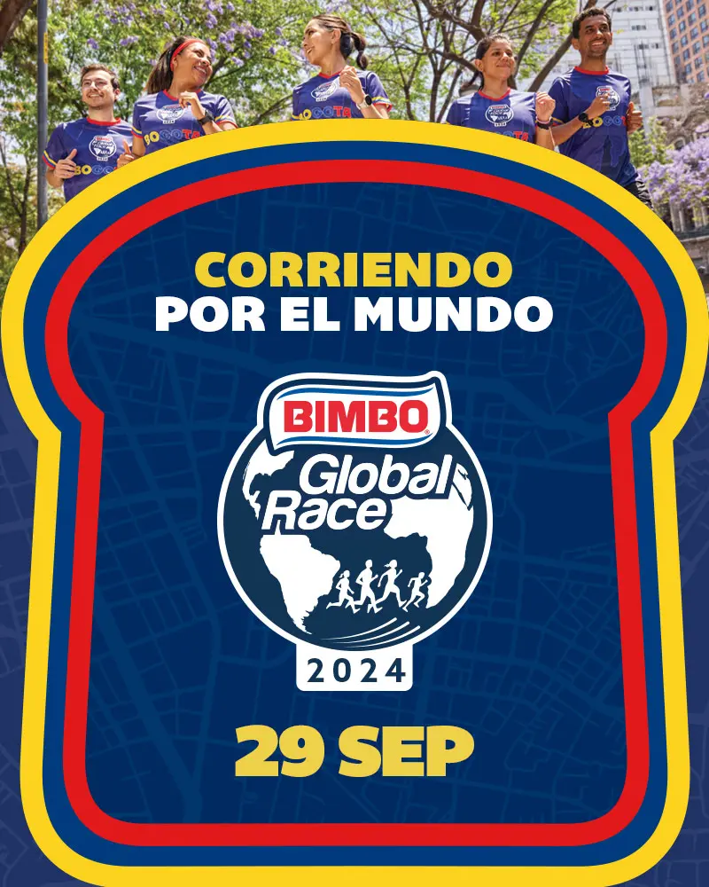 banner de campaña Bimbo Global Race 2024